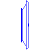 Schiedel GmbH - The chimney RONDO door - Side view dwg