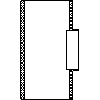 Schiedel Sp. z o.o. - System kominowy QUADRO Rura z przyłączem drzwiczek Śr.30 cm - Przekrój dwg