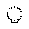 Schiedel GmbH - The flue pipe connection QUADRO door Śr.30 cm - Cross-section dwg