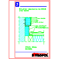 Styropol  - Warming closing tiles at wall - Warming closing tiles at wall dwg