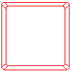 Polbruk S.A. - Polbruk rectangle with a thickness of 8 cm ZF (phase) - half - Front view dwg