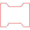 Polbruk S.A. - Polbruk Tetka a thickness of 10 cm - without phase - Front view dwg