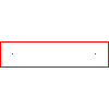 Brabork sp. z o.o. - Sufitowy panel grzejny DYBOX 2A15 - Widok z przodu dwg