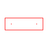 Brabork sp. z o.o. - Ceiling panel heating DYBOX 2N10 - Front view dwg