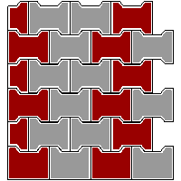 Bruk-Bet Sp. z o.o. - Paving thickness of 10 cm BEHATON without phase - Bottom left corner dwg