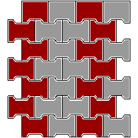 Bruk-Bet Sp. z o.o. - Paving thickness of 10 cm BEHATON without phase - Edge advance dwg