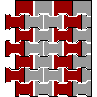 Bruk-Bet Sp. z o.o. - Paving thickness of 10 cm BEHATON without phase - Upper right dwg