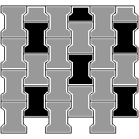 Bruk-Bet Sp. z o.o. - Paving thickness of 10 cm BEHATON without phase - Edge advance dwg