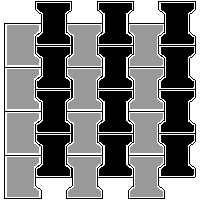 Bruk-Bet Sp. z o.o. - Paving thickness of 10 cm BEHATON without phase - Left edge dwg