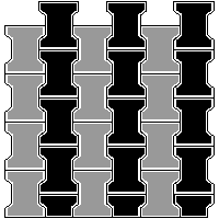 Bruk-Bet Sp. z o.o. - Paving thickness of 10 cm BEHATON without phase - The edge of the bottom dwg