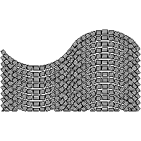 Bruk-Bet Sp. z o.o. - Kostka brukowa grubości 6 cm CREATIV - Krawędź z dołu dwg