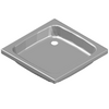 Sanitec Koło Sp. z o.o. - Square shower tray ATOL 90 - Drawing aco