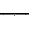 Sanitec Koło Sp. z o.o. - Rectangular shower tray 120x80 PACIFIC - Side view dwg