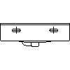 Sanitec Koło Sp. z o.o. - Washbasin 59 cm, with hole - Front view dwg