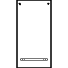 Sanitec Koło Sp. z o.o. - Side cabinet, upper, pear - Front view dwg