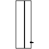 Sanitec Koło Sp. z o.o. - Side cabinet, upper, cherry - Side view dwg