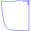 Sanitec Koło Sp. z o.o. - Pedestal sinks to 60, 70 - Side view dwg