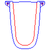 Sanitec Koło Sp. z o.o. - Pedestal sinks to 60, 70 - Plan view dwg