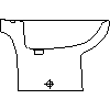 Sanitec Koło Sp. z o.o. - Bidet hole - Side view dwg