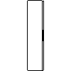 Sanitec Koło Sp. z o.o. - Side cabinet, low - Side view dwg