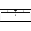 Sanitec Koło Sp. z o.o. - 120 cm sink with two openings - Plan view dwg