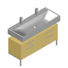 Sanitec Koło Sp. z o.o. - 120 cm sink with two openings - Figure 1 aco