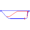 Sanitec Koło Sp. z o.o. - Wanna prostokątna Comfort 160x75cm - widok z boku dwg