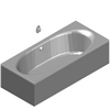 Sanitec Koło Sp. z o.o. - Rectangular bathtub Progress 180x80cm - Model 3ds