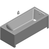 Sanitec Koło Sp. z o.o. - Rectangular bathtub Primo 170x70cm - 3D dwg