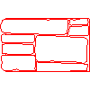 Bruk-Bet Sp. z o.o. - Bloczek prosty dwustronny 25x15x10 cm - widok z przodu dwg