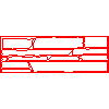 Bruk-Bet Sp. z o.o. - Bloczek kołowy zewnętrzny 400x15 cm - widok z przodu dwg