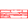 Bruk-Bet Sp. z o.o. - Pulley simple sided 50x15x10 cm - Front view dwg