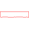 Bruk-Bet Sp. z o.o. - Bloczek prosty jednostronny 50x15x10 cm - widok z góry dwg