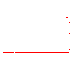 Bruk-Bet Sp. z o.o. - MONORYT Corner 15x30x15 cm - Plan view dwg