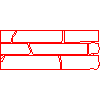 Bruk-Bet Sp. z o.o. - CELTIC Corner 25x12,5x10 cm - Front view dwg