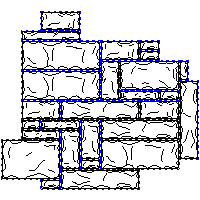 Bruk-Bet Sp. z o.o. - Relief - decorative stone JURA - Drawing dwg