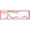 Bruk-Bet Sp. z o.o. - CONTINENTAL plate 36x10 - Front view dwg