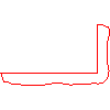 Bruk-Bet Sp. z o.o. - CONTINENTAL Narożnik 24x10x12 cm - widok z góry dwg