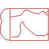 Bruk-Bet Sp. z o.o. - CONTINENTAL Corner 12x10x12 cm - Side view dwg