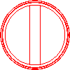 Bruk-Bet Sp. z o.o. - Krąg denny DF 1200/500/310 - widok z góry dwg