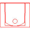 Bruk-Bet Sp. z o.o. - Circle bottom DFK 1000/1080/900 - Front view dwg