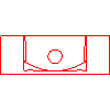 Bruk-Bet Sp. z o.o. - Circle bottom DFK 1200/560/400 - Front view dwg