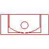 Bruk-Bet Sp. z o.o. - Circle bottom DFK 1000/560/400 - Front view dwg