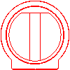 Bruk-Bet Sp. z o.o. - Circle bottom DFK 1000/560/400 - Plan view dwg