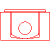 Bruk-Bet Sp. z o.o. - Base DUK 1200/960/780 S - Front view dwg