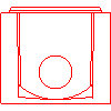 Bruk-Bet Sp. z o.o. - Base DUK 1000/1160/980-S - Front view dwg