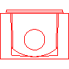 Bruk-Bet Sp. z o.o. - Base DUK 1000/960/780 S - Front view dwg