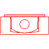 Bruk-Bet Sp. z o.o. - Basis DUK 1200/640/460 - Front view dwg