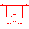 Bruk-Bet Sp. z o.o. - Base DUK 1200/1160/980-S - Front view dwg