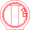 Bruk-Bet Sp. z o.o. - Podstawa DUK 1200/1160/980-S - widok z góry dwg